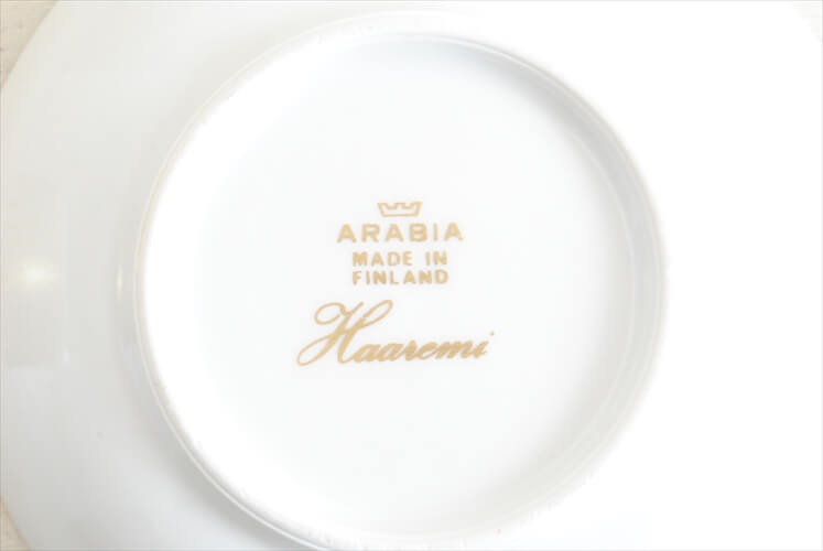 ARABIA アラビア HAAREMI デミタスカップ＆ソーサー ハーレミ コーヒー 北欧食器 フィンランド 陶器 ヴィンテージ アンティーク
