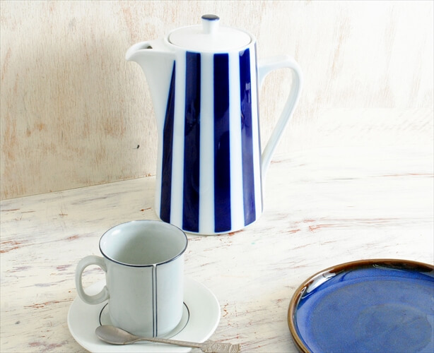 デンマーク製 Lyngby Porcelain Dan-ild コーヒーポット リュンビューポーセリン 陶磁器 北欧食器 ヴィンテージ アンティーク