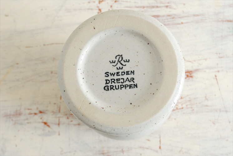 スウェーデン製 RORSTRAND ゴブレット Drejar Gruppen 陶器 北欧花器 ワイングラス タンブラー ロールストランド アンティーク