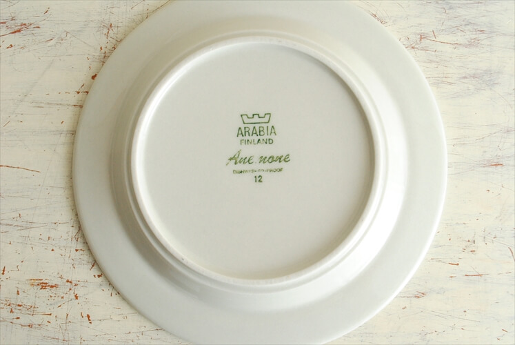 ARABIA アラビア アネモネ 17.5cm プレート Anemone お皿 ブルー 北欧食器 フィンランド 北欧 ヴィンテージ アンティーク