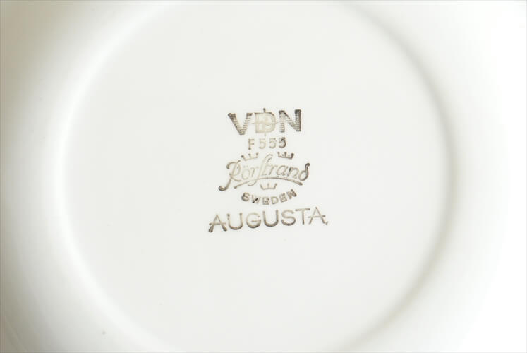 RORSTRAND ロールストランド AUGUST 18cmプレート アウグスト お皿 磁器 スウェーデン 北欧食器 アンティーク