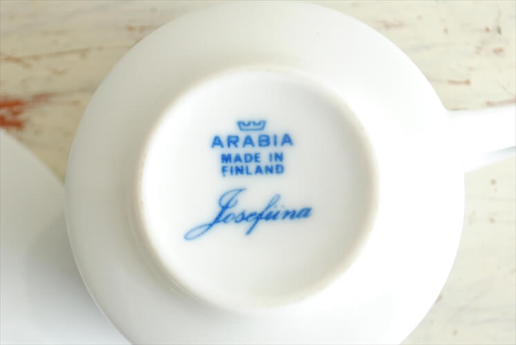 ARABIA アラビア Josefiina デミタスカップ＆ソーサー ジョセフィーナ 北欧食器 フィンランド ヴィンテージ アンティーク