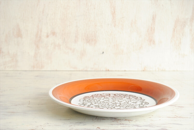 スウェーデン製 Gefle Agneta 19cm プレート ゲフレ アグネッタ お皿 デザートプレート 北欧食器 磁器 アンティーク