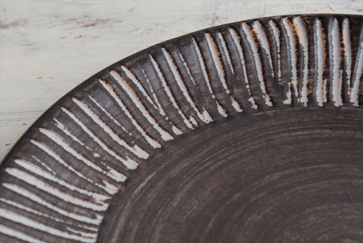 デンマーク製 BR Amazonas 17cm プレート 北欧食器 お皿 デザートプレート 陶磁器 ヴィンテージ アンティーク