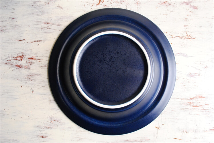 ARABIA アラビア Blues 20.5cm スーププレート 深皿 ディーププレート ブルース お皿 北欧食器 フィンランド 北欧 ヴィンテージ アンティーク_221129