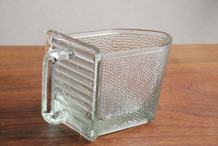 ドイツ HEYE Schauenstein ガラスのスパイスコンテナー Large グラススコップ 容器 キャニスター アンティーク