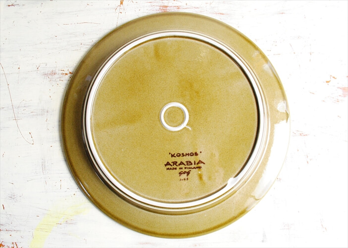 ARABIA アラビア コスモス 25cm ディナープレート KOSMOS 北欧食器 フィンランド 陶器 北欧 ヴィンテージ アンティーク_230209