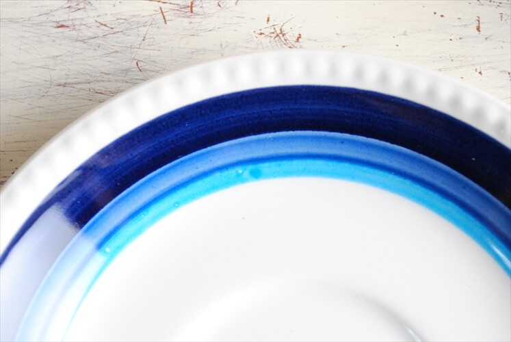 スウェーデン製 Upsala Ekeby Gefle LA MER カップ&ソーサー ゲフレ 北欧食器 磁器 陶器 アンティーク ヴィンテージ_230424