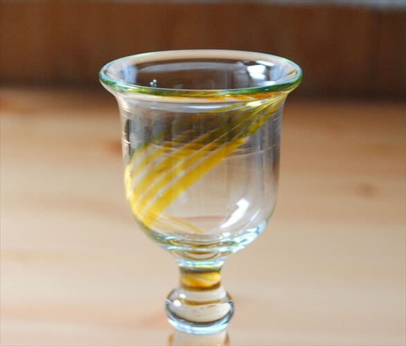 スウェーデンから カラフルなトールステム グラス 3客セット ミニグラス ビンテージ アンティーク_230703