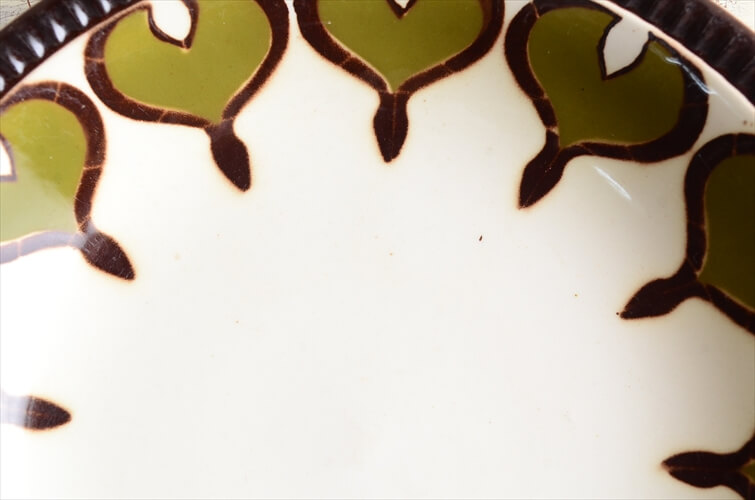 ベルギー製 BOCH ボッホ Mosquee レアパターン 20cm スーププレート 深皿 ディーププレート ヴィンテージ 食器 アンティーク_240215keep