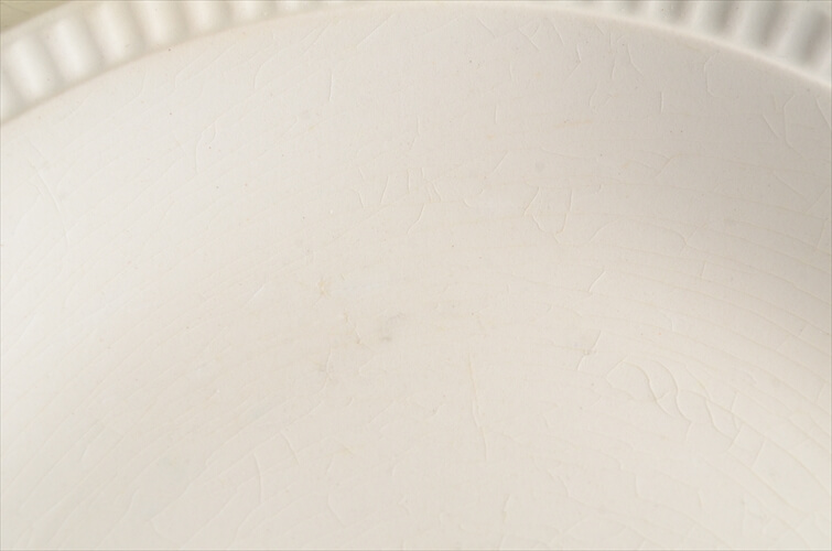 ベルギー製 BOCH ボッホ 白色 19cm プレート デザートプレート お皿 磁器  陶器 アンティーク_240216