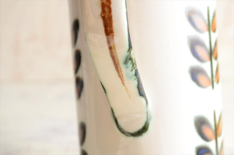 ベルギー製 BOCH ボッホ Rambouillet ランブイエ コーヒーポット ピッチャー ジャグ 磁器 陶器 アンティーク 食器 ヴィンテージ_240222