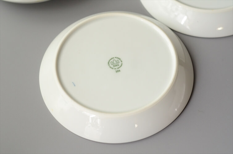 デンマーク製 B&G Cornish 16cm プレート お皿 コリント PietroKrohn 北欧食器 北欧雑貨 ヴィンテージ アンティーク_240704