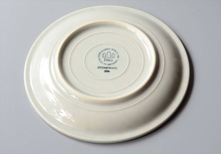 デンマーク製 クイストゴー columbia 16.5cm プレート お皿 コロンビア B&G Bing & Grondahl J.H.Quistgaard 北欧ヴィンテージ アンティーク_250409