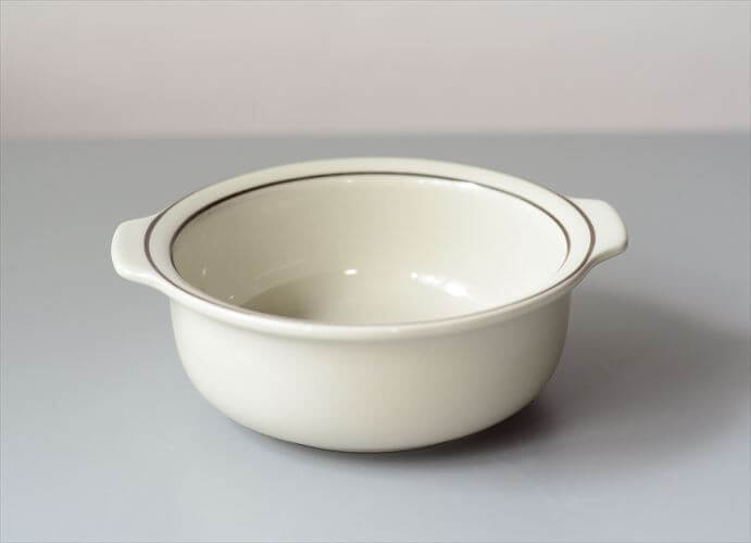 ARABIA アラビア fennica グラタン皿 ハンドル付 ボウル フェニカ 北欧食器 フィンランド 陶器 北欧 ヴィンテージ アンティーク_250502