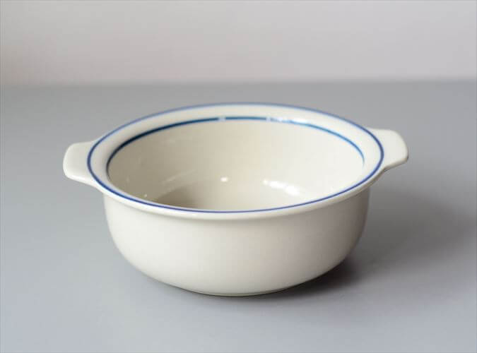 ARABIA アラビア saimaa グラタン皿 ハンドル付 ボウル サイマー 北欧食器 フィンランド 陶器 北欧 ヴィンテージ アンティーク_250502