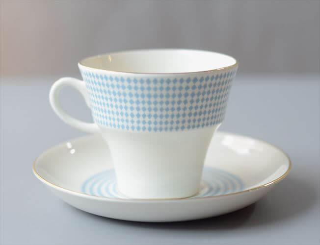 ARABIA アラビア Rio カップ&ソーサー blue リオ 北欧食器 フィンランド Raija Uosikkinen 陶器 北欧 ヴィンテージ アンティーク_261006