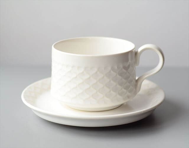 希少! デンマーク製 クイストゴー コーディアル ホワイト コーヒーカップ&ソーサー cordial B&G J.H.Quistgaard 北欧 ヴィンテージ アンティーク_250512