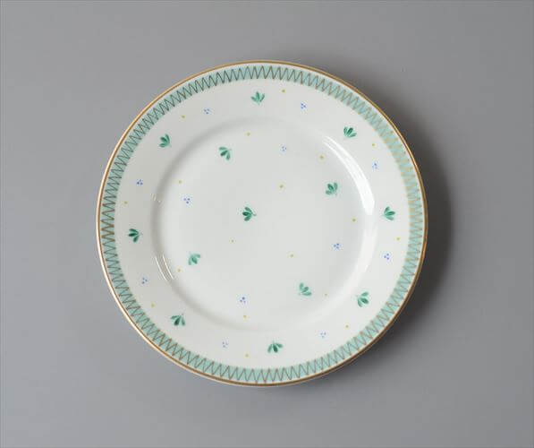 ARABIA アラビア Kasinmaalattu Lehti 17cm プレート お皿 北欧食器 フィンランド 陶器 ヴィンテージ アンティーク_261006