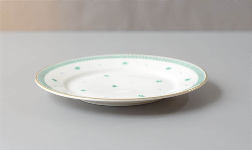 ARABIA アラビア Kasinmaalattu Lehti 17cm プレート お皿 北欧食器 フィンランド 陶器 ヴィンテージ アンティーク_261006
