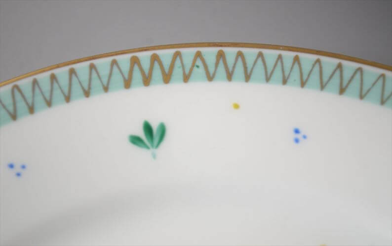 ARABIA アラビア Kasinmaalattu Lehti 17cm プレート お皿 北欧食器 フィンランド 陶器 ヴィンテージ アンティーク_261006