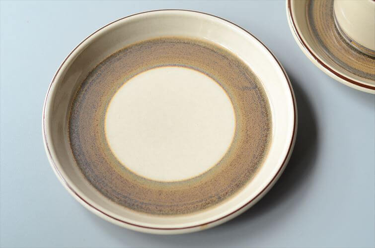 デンマーク製 クイストゴー PERU トリオセット カップ&ソーサー 17cmお皿 プレート B&G J.H.Quistgaard 北欧ヴィンテージ アンティーク_250515