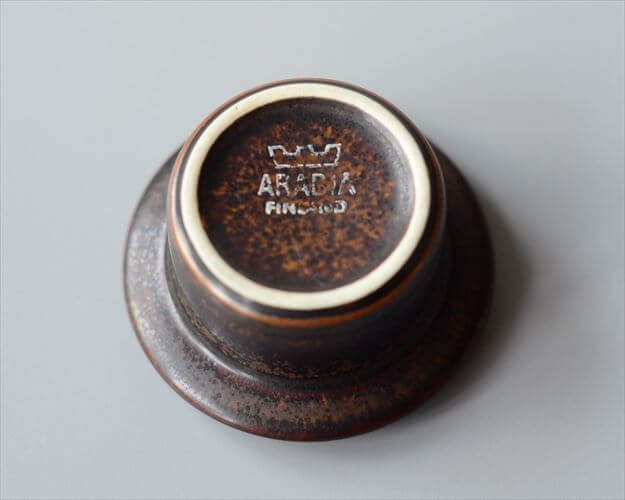 ARABIA アラビア ルスカ Ruska エッグカップ エッグスタンド 北欧食器 フィンランド 陶器 北欧 ヴィンテージ アンティーク_250520