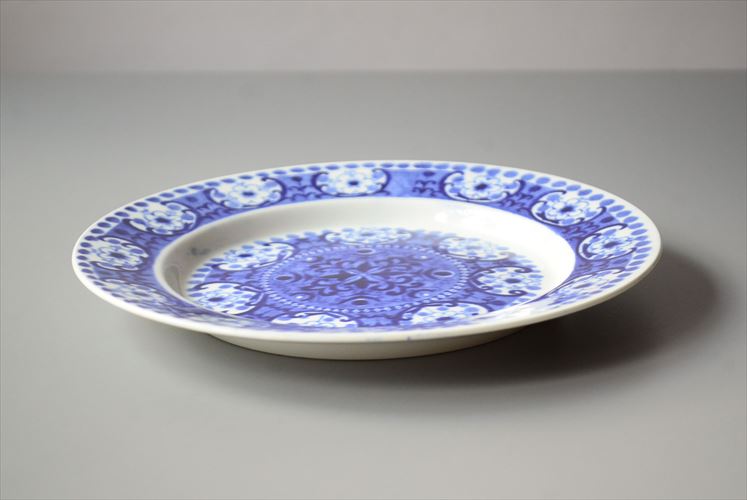 ARABIA アラビア ALI 17.5cm プレート アリ ブルー お皿 北欧食器 フィンランド 陶器 ヴィンテージ アンティーク_250522