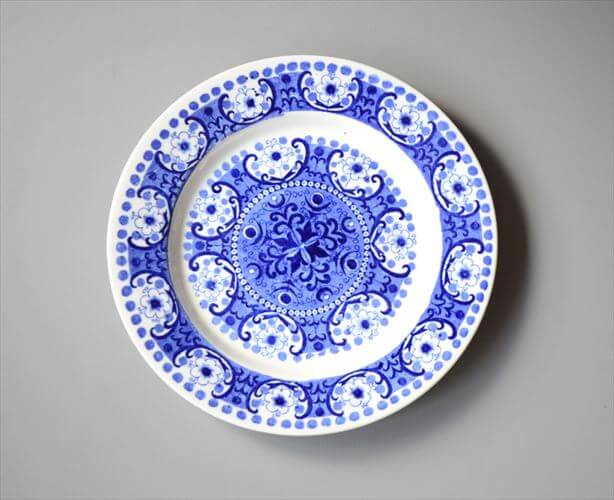 ARABIA アラビア ALI 17.5cm プレート アリ ブルー お皿 北欧食器 フィンランド 陶器 ヴィンテージ アンティーク_250522