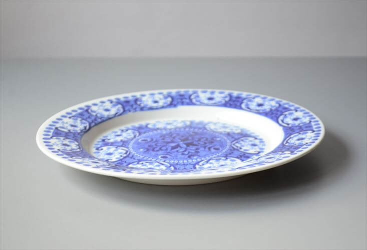 ARABIA アラビア ALI 17.5cm プレート アリ ブルー お皿 北欧食器 フィンランド 陶器 ヴィンテージ アンティーク_250522