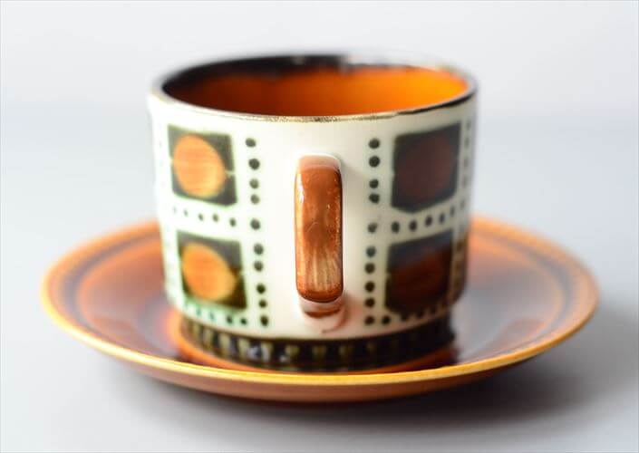1960年代頃 ベルギー製 BOCH ボッホ Bernadette カップ&ソーサー ベルナデッタ 磁器 陶器 アンティーク 食器 ヨーロッパ ヴィンテージ_250527
