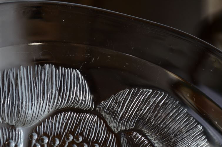 フィンランド製 Nuutajarvi ARABIA Pioni 26cm ガラスプレート ヌータヤルヴィ アラビア ピオニ Oiva Toikka オイヴァトイッカ ヴィンテージ_250613