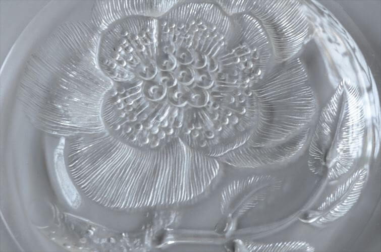 フィンランド製 Nuutajarvi ARABIA Pioni 26cm ガラスプレート ヌータヤルヴィ アラビア ピオニ Oiva Toikka オイヴァトイッカ ヴィンテージ_250613