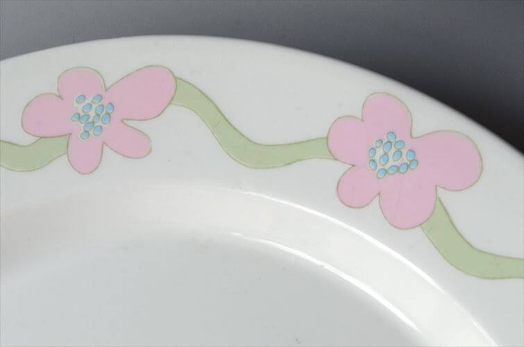 希少！Arabia Villiruusu 20cm プレート お皿 アラビア ヴィリルース 北欧 フィンランド ヴィンテージ アンティーク_250617