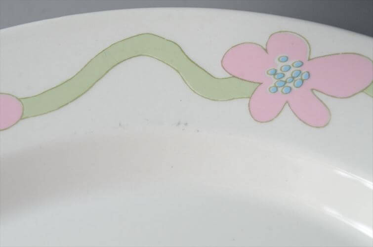 希少！Arabia Villiruusu 20cm プレート お皿 アラビア ヴィリルース 北欧 フィンランド ヴィンテージ アンティーク_250617