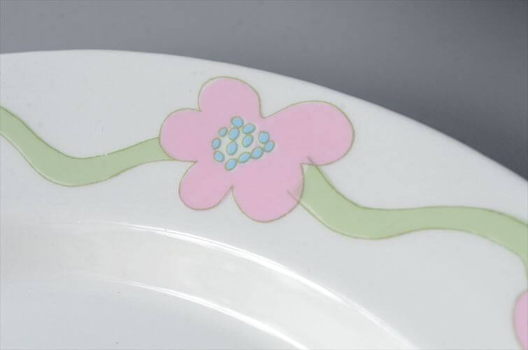 希少！Arabia Villiruusu 20cm プレート お皿 アラビア ヴィリルース 北欧 フィンランド ヴィンテージ アンティーク_250617