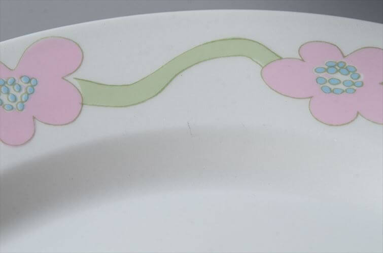 希少！Arabia Villiruusu 20cm プレート お皿 アラビア ヴィリルース 北欧 フィンランド ヴィンテージ アンティーク_250617