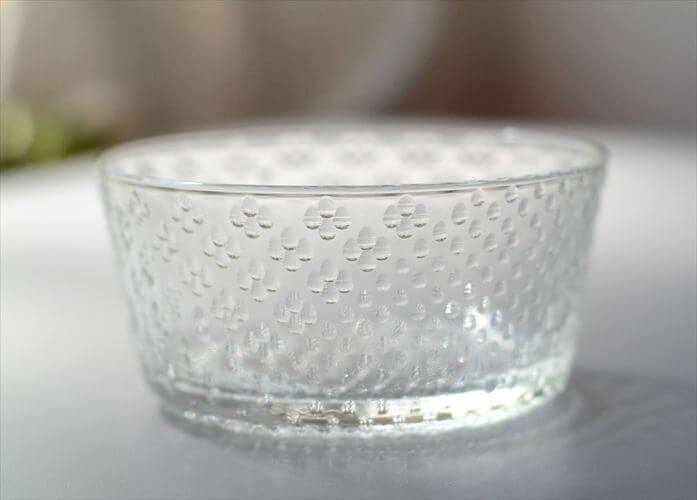 フィンランド製 Nuutajarvi Tundra ガラスボウル φ10cm ヌータヤルヴィ ツンドラ 北欧 食器 Oiva Toikka オイヴァトイッカ ヴィンテージ