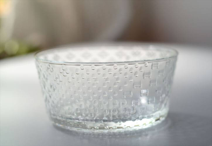 フィンランド製 Nuutajarvi Tundra ガラスボウル φ10cm ヌータヤルヴィ ツンドラ 北欧 食器 Oiva Toikka オイヴァトイッカ ヴィンテージ