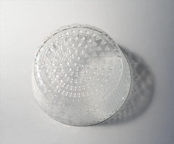 フィンランド製 Nuutajarvi Tundra ガラスボウル φ10cm ヌータヤルヴィ ツンドラ 北欧 食器 Oiva Toikka オイヴァトイッカ ヴィンテージ