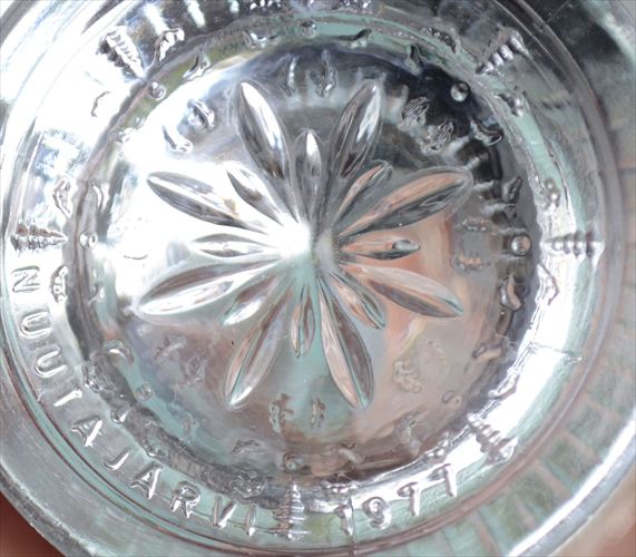 フィンランド製 Nuutajarvi Apila ガラスコップ 90ml ヌータヤルヴィ アピラ グラス カップ北欧 Oiva Toikka ヴィンテージ