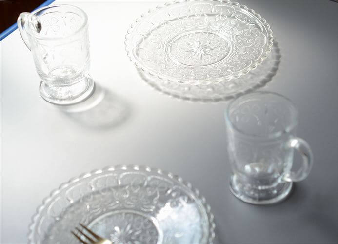 フィンランド製 Nuutajarvi Apila ガラスプレート φ16cm ヌータヤルヴィ アピラ 小皿 北欧 Oiva Toikka オイヴァトイッカ ヴィンテージ