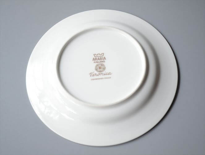 ARABIA アラビア Veronica 17cm プレート お皿 ヴェロニカ 北欧食器 フィンランド Inkeri Leivo 陶器 北欧 ヴィンテージ アンティーク_250620