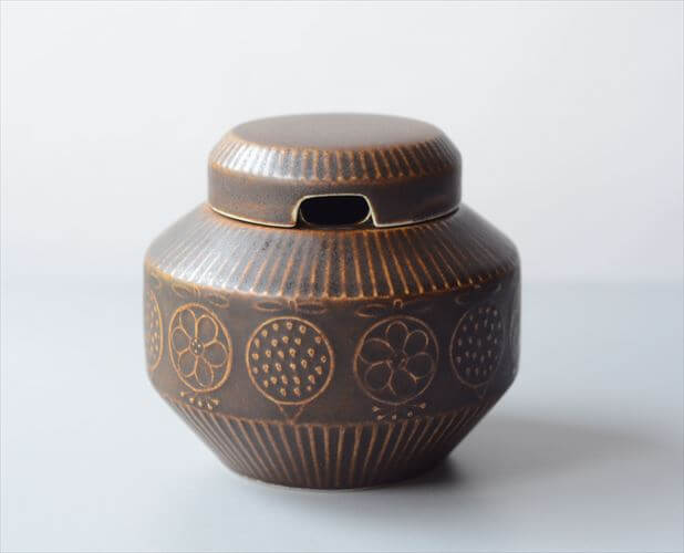 ARABIA アラビア 果物モチーフ ジャムポット シュガーポット 北欧食器 フィンランド Ulla Procope 陶器 北欧 ヴィンテージ アンティーク_250620