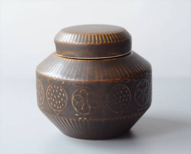 ARABIA アラビア 果物モチーフ ジャムポット シュガーポット 北欧食器 フィンランド Ulla Procope 陶器 北欧 ヴィンテージ アンティーク_250620