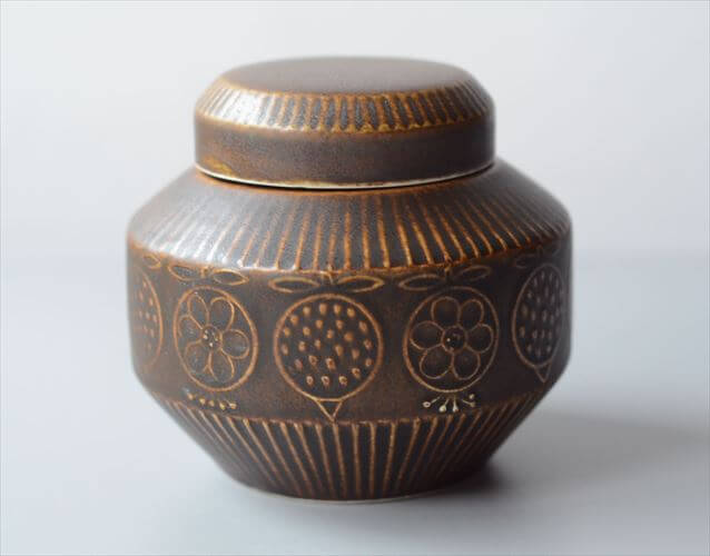 ARABIA アラビア 果物モチーフ ジャムポット シュガーポット 北欧食器 フィンランド Ulla Procope 陶器 北欧 ヴィンテージ アンティーク_250620