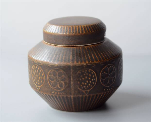 ARABIA アラビア 果物モチーフ ジャムポット シュガーポット 北欧食器 フィンランド Ulla Procope 陶器 北欧 ヴィンテージ アンティーク_250620