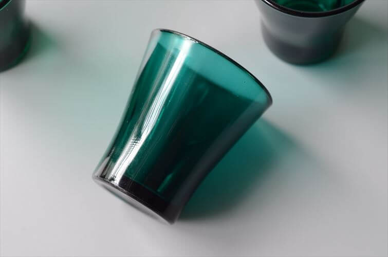 1960年代 フィンランド製 Riihimaen Lasi ガラスカップ グラス リーヒマエンラシ 北欧 アンティーク ヴィンテージ_250624