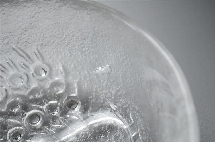 フィンランド製 Humppila 孔雀のガラスボウル 14cm Riikinkukko Peacock クジャク フンピラ 北欧 ヴィンテージ