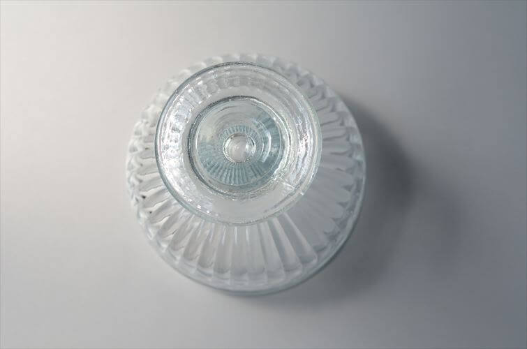 フィンランド製 Riihimaen Lasi Olga 脚付きボウル 10cm 1970年代 リーヒマエンラシ アイス デザート カップ 北欧 ヴィンテージ